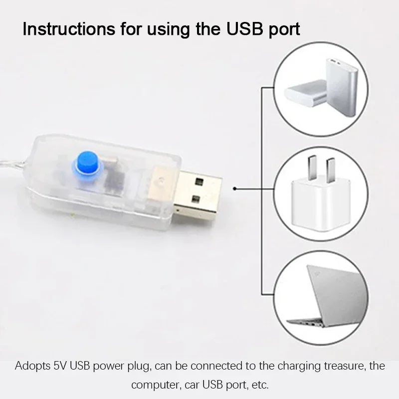 LED-lampa på stege (USB)
