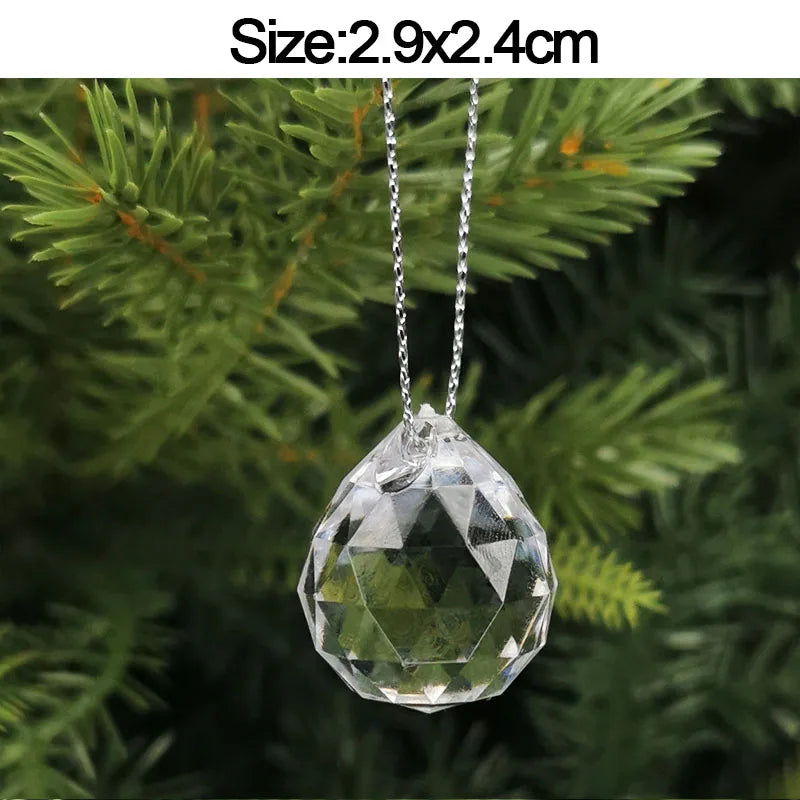 5-pack kristallakryl julhängen
