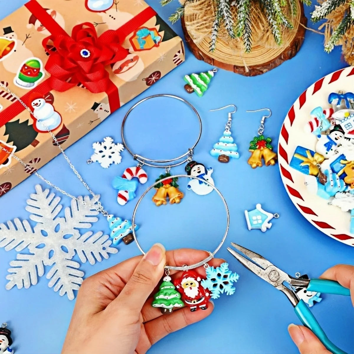 Mini-nyckelringar jul (20/30-pack)